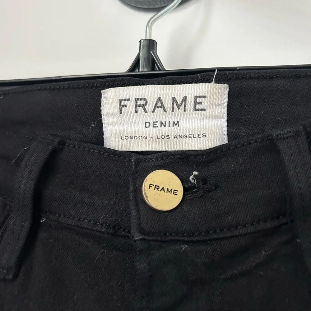 FRAME Le Skinny de Jeanne Distressed Jeans - Picture 8 of 12